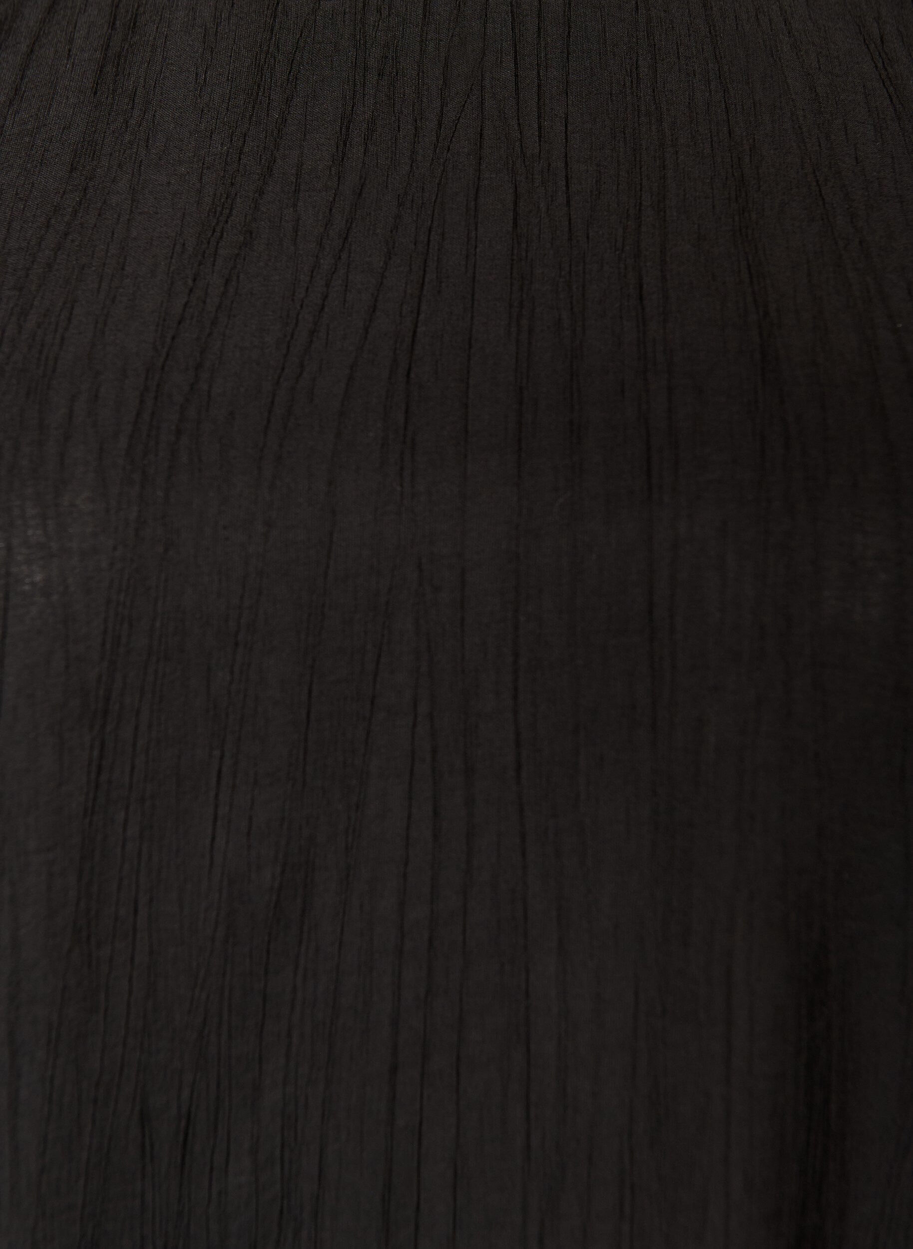 ZizziKurzes Kleid aus Viskose mit Ballon&auml;rmeln, Schwarz, Packshot image number 2