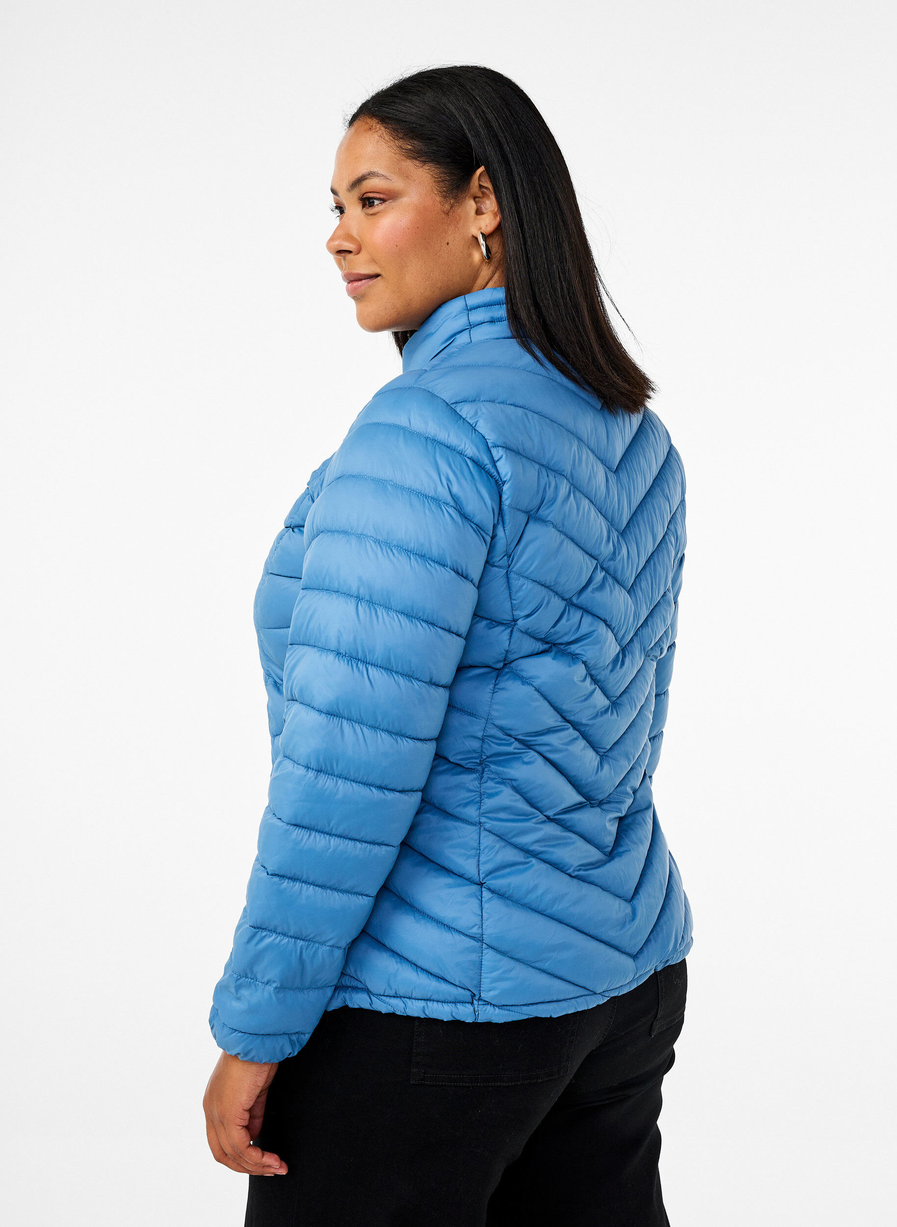 ZizziLeichte Jacke mit Taschen, Blau, Model image number 2