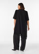 Tunika mit asymmetrischem Spitzenbesatz, Schwarz, Model image number 2