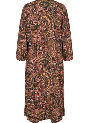 Langer Kimono aus Viskose mit Print, Paisley AOP, Packshot image number 1