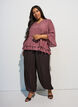 Bluse mit 3/4-&Auml;rmeln und R&uuml;schendetails, Rot, Model image number 1