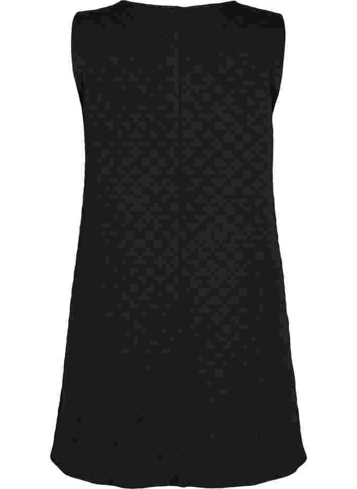 Gestepptes Spencer-Kleid, Black, Packshot image number 1