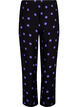 Viskosehose mit Punkten, Black w. Purple Dot, Packshot image number 1