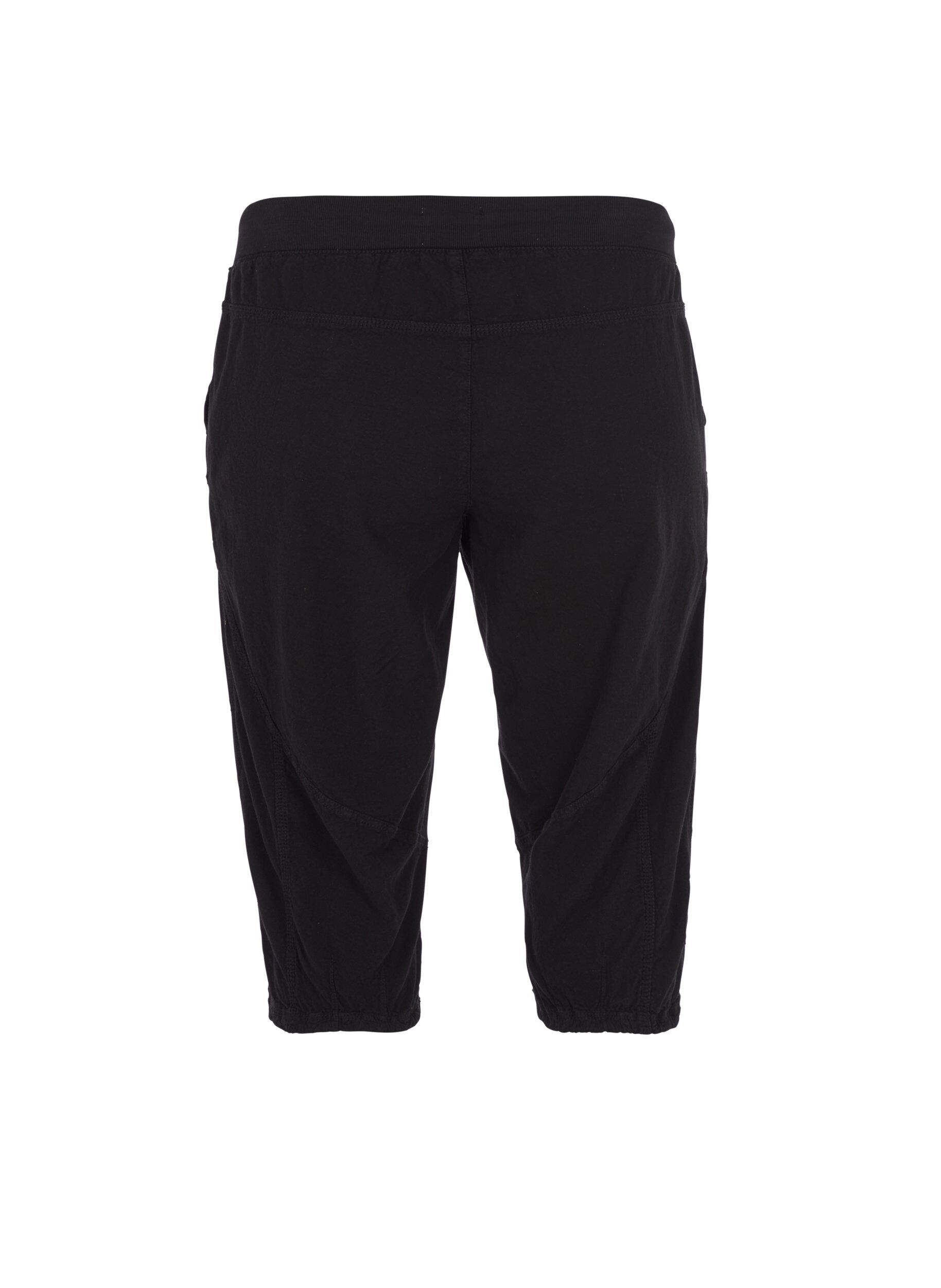 ZizziLockere Caprihose aus Baumwolle, Schwarz, Packshot image number 1