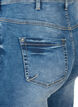 Cropped Amy Jeans mit Reißverschluss, Blau, Packshot image number 3