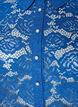 Spitzenbluse mit Perlenkn&ouml;pfen, Blau, Packshot image number 2