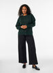 Cardigan aus Feinstrick mit Rundhalsausschnitt, Gr&uuml;n, Model image number 1