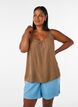 Tr&auml;gertop aus Viskose, Braun, Model image number 0