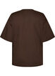 Oversized T-Shirt mit gro&szlig;em Fotoprint, Braun, Packshot image number 1