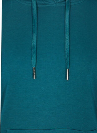 Sweatshirt mit Kapuze und Tasche, Pacific, Packshot image number 2