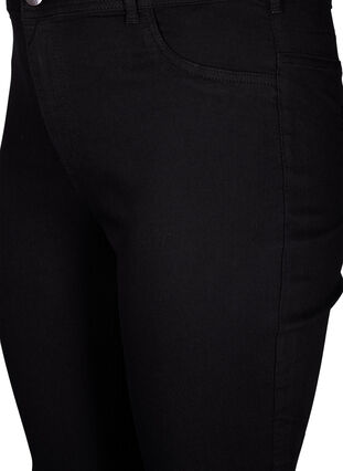 Super Slim Amy Jeans mit hoher Taille, Black, Packshot image number 2