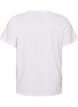 T-Shirt aus Bio-Baumwolle mit Teddyb&auml;r-Motiv, Wei&szlig;, Packshot image number 1