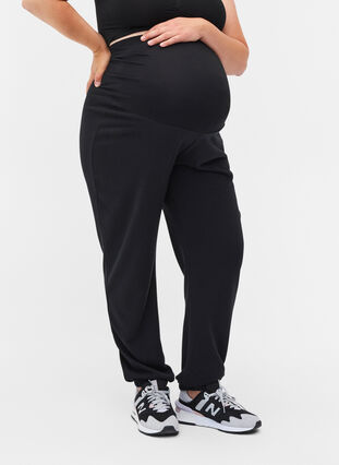 Schwangerschafts-Sweatpants, Black, Model image number 2