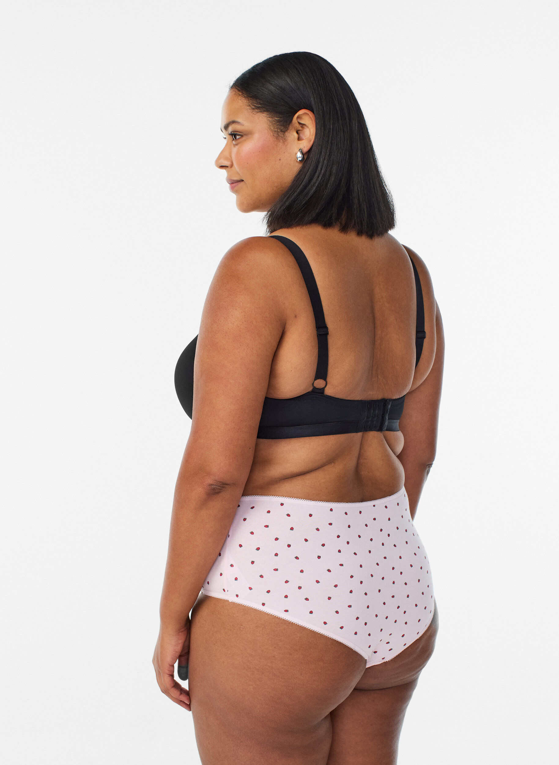 Zizzi7-pack Hipster-Slips mit normaler Taillenh&ouml;he, Rot, Model image number 1