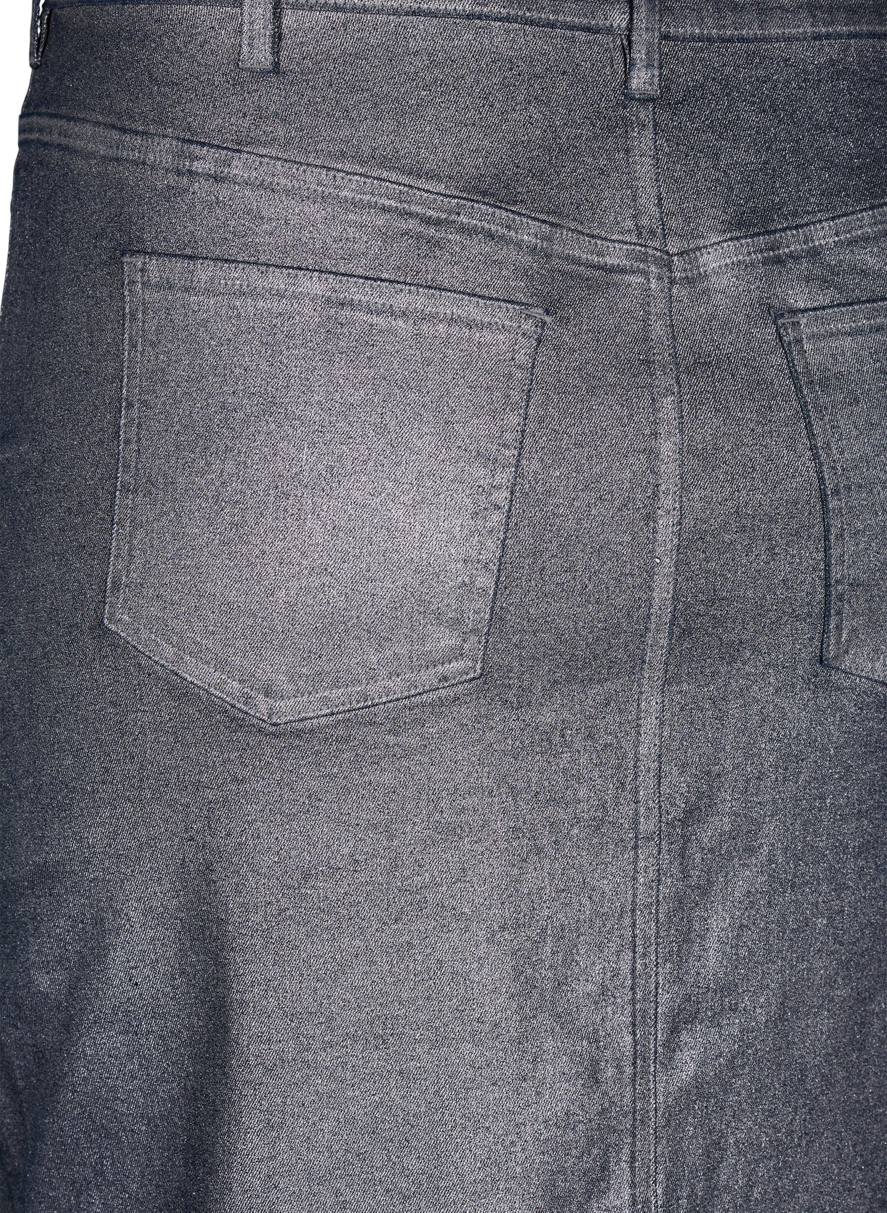 ZizziMidirock in Silberoptik, Gun Sliver, Packshot image number 4