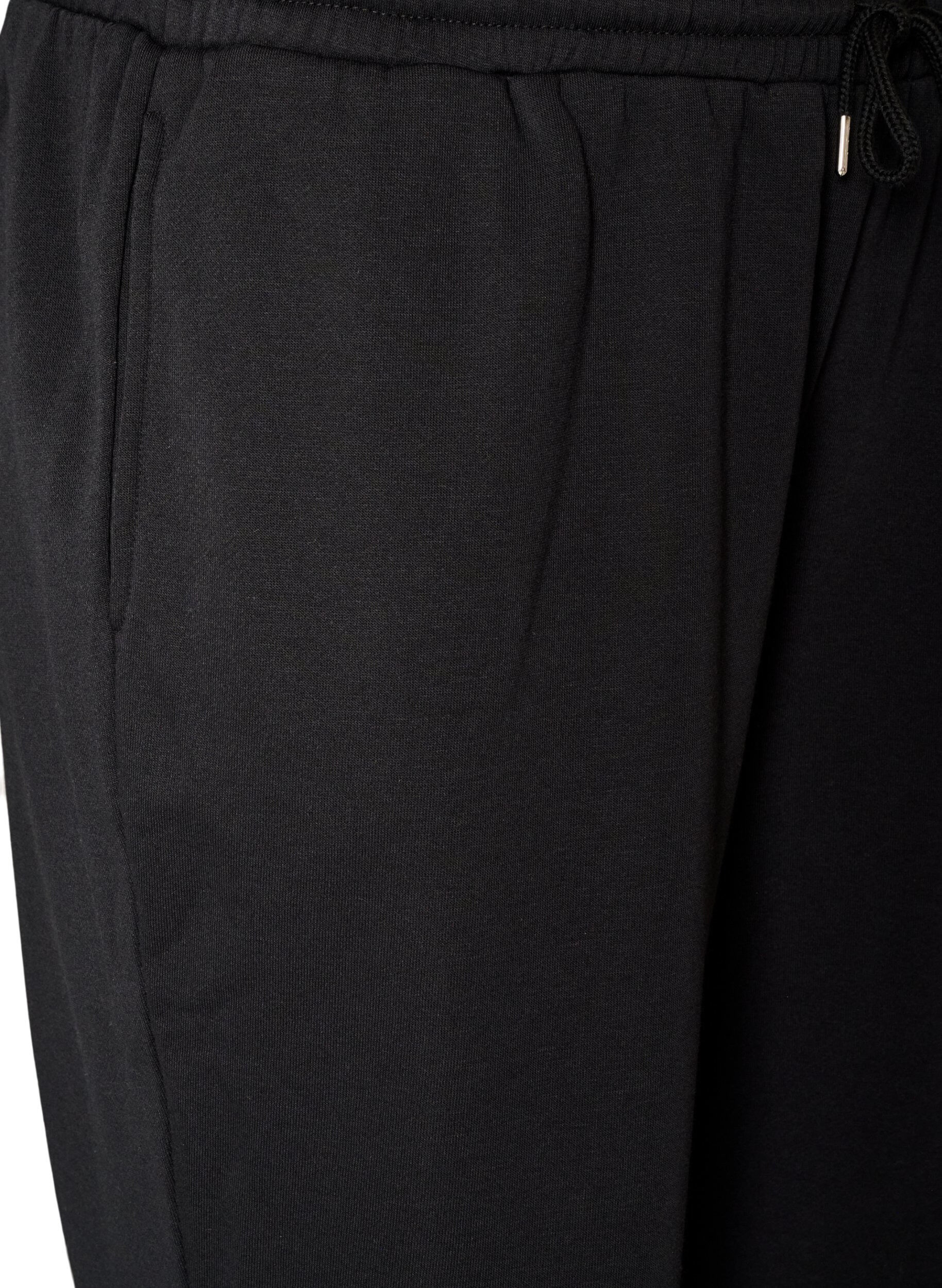 ZizziHoch taillierte Sweatpants mit Kordelzug, Schwarz, Packshot image number 2