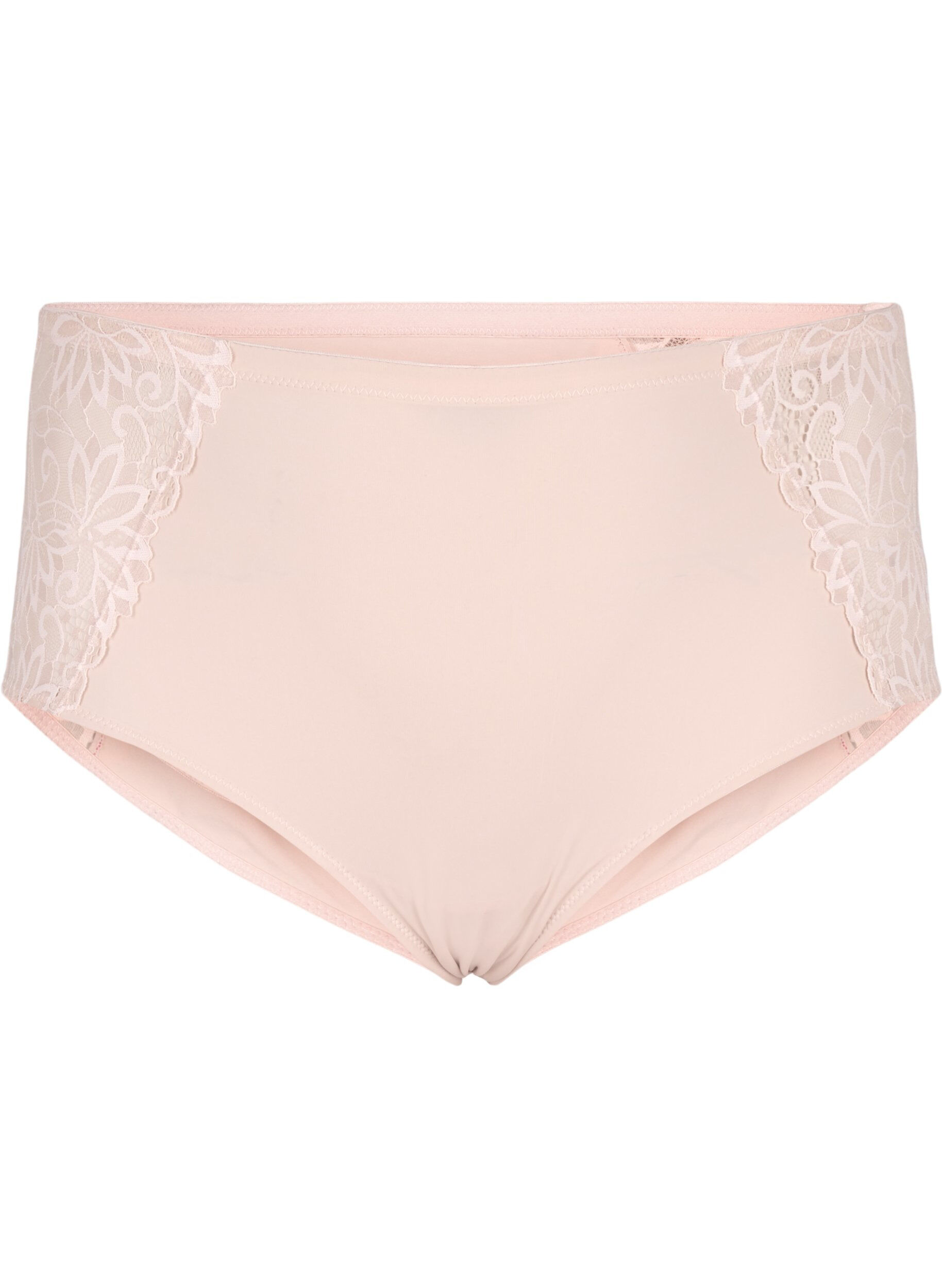 ZizziHipster-Slip mit normaler Taille und Spitze, Pink Tint, Packshot image number 0