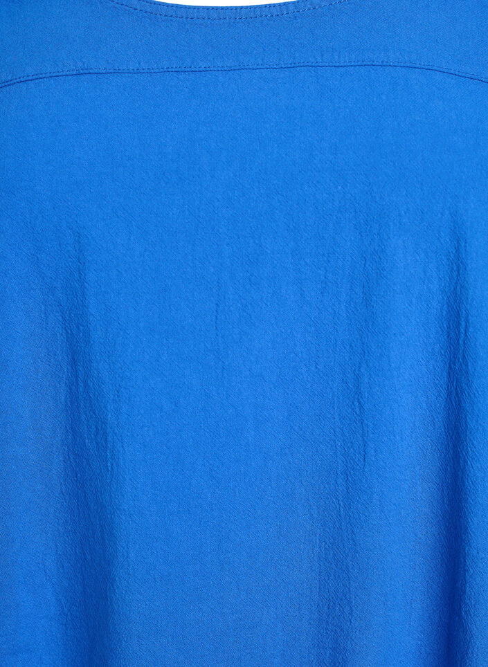 Kurzarm Kleid aus Baumwolle, Blau, Packshot image number 2