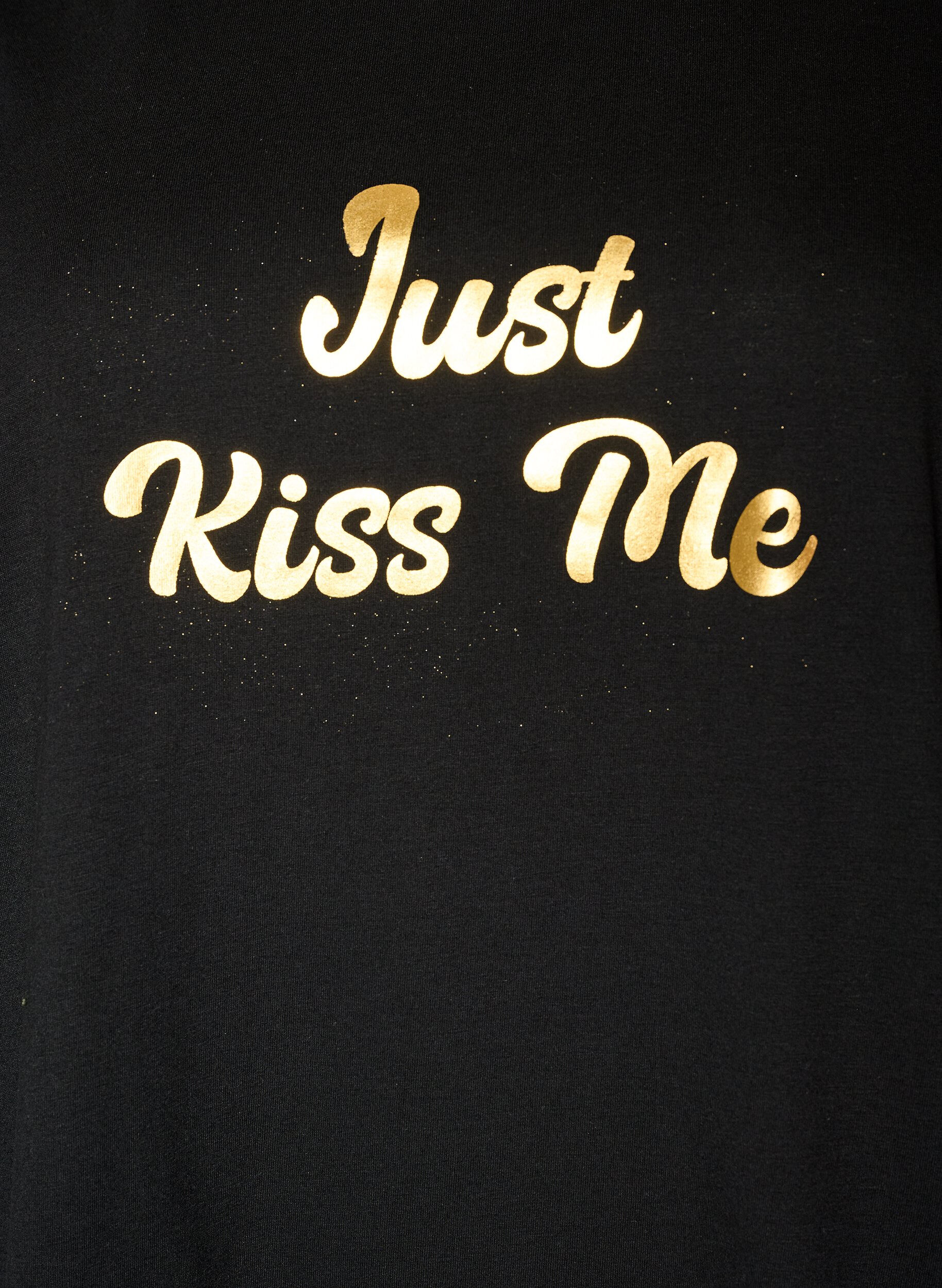 ZizziT-Shirt mit Print, Schwarz, Packshot image number 2