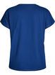 Lockeres Trainings-T-Shirt mit V-Ausschnitt, Blau, Packshot image number 1