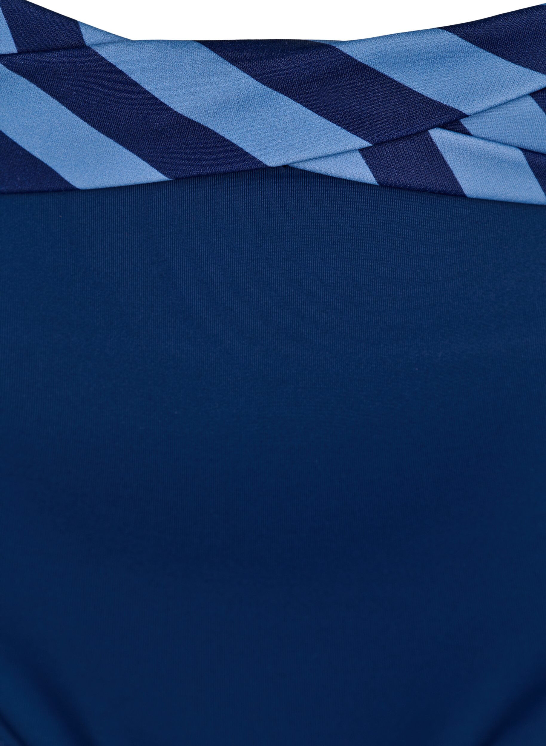 ZizziBikini-Slip mit Wickeldetail, Blau, Packshot image number 2