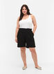Lockere Shorts aus Viskose, Black, Model image number 3