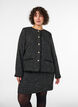 Kurzer Rock aus Boucl&eacute;, Schwarz, Model image number 0