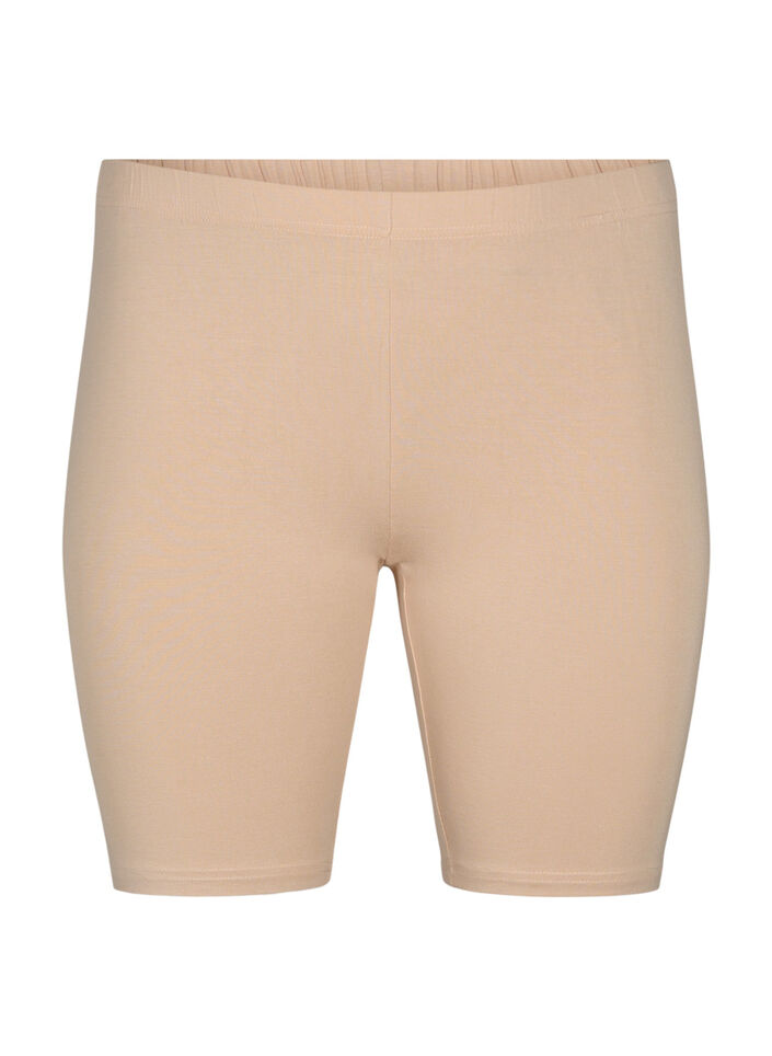 2er-Pack Radlershorts aus Viskose, Beige, Packshot image number 2