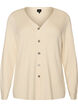 Cardigan aus Feinstrick mit dekorativen Kn&ouml;pfen, Vanille, Packshot image number 0