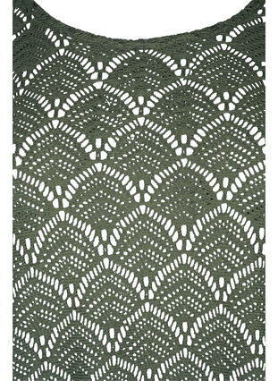 Crochet Bluse mit 3/4 Pins, Thyme, Packshot image number 2