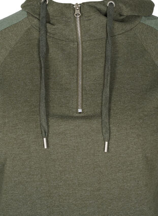 Sweatshirt mit Reißverschluss und Kapuze, Forest Night, Packshot image number 2