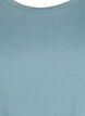 Kurz&auml;rmeliges T-Shirt aus einer Baumwollmischung, Blau, Packshot image number 2