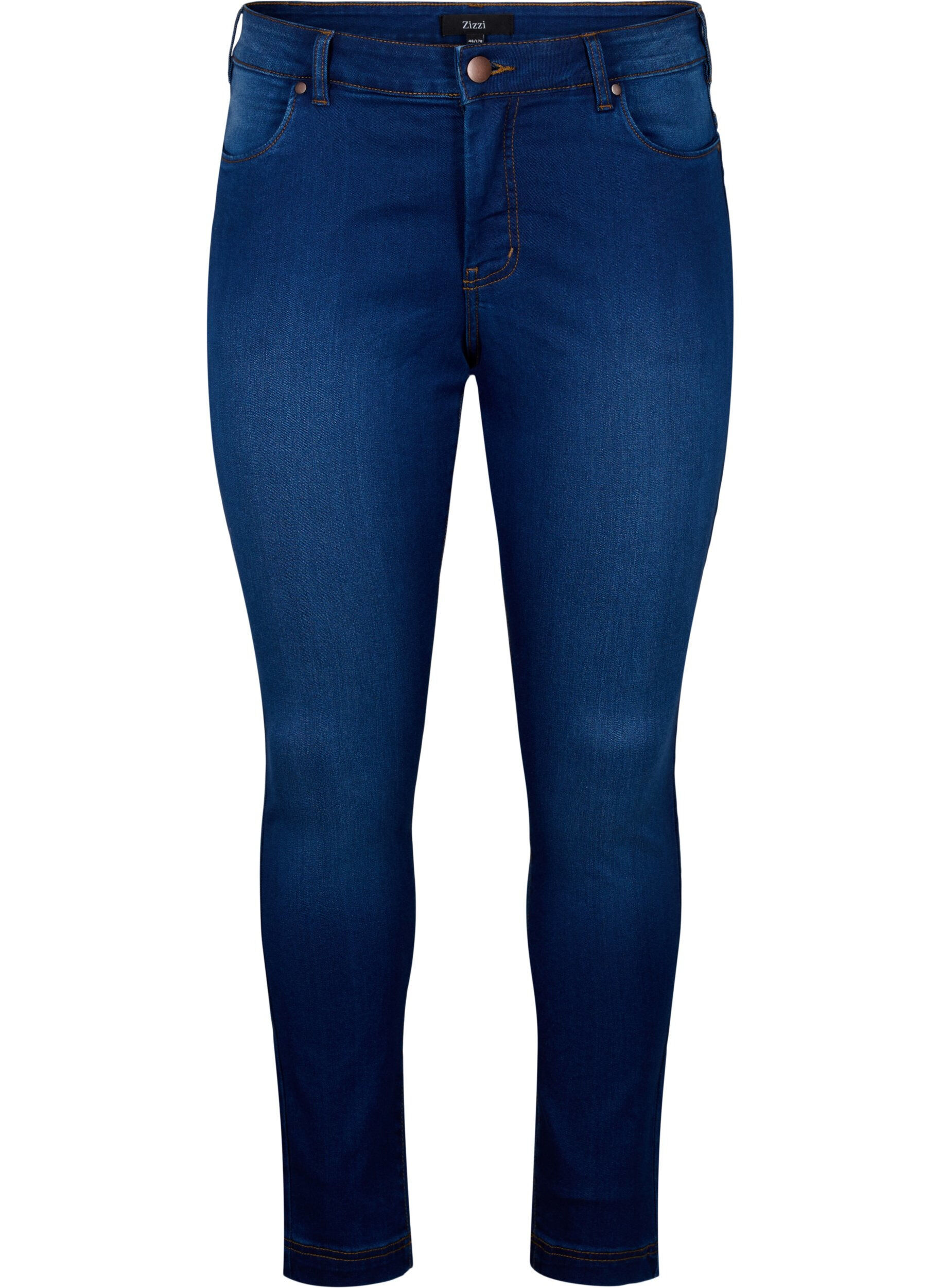 ZizziViona Jeans mit normaler Taille, Blau, Packshot image number 0