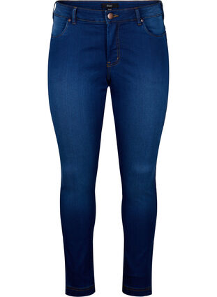 Viona Jeans mit normaler Taille, Blue Denim, Packshot image number 0