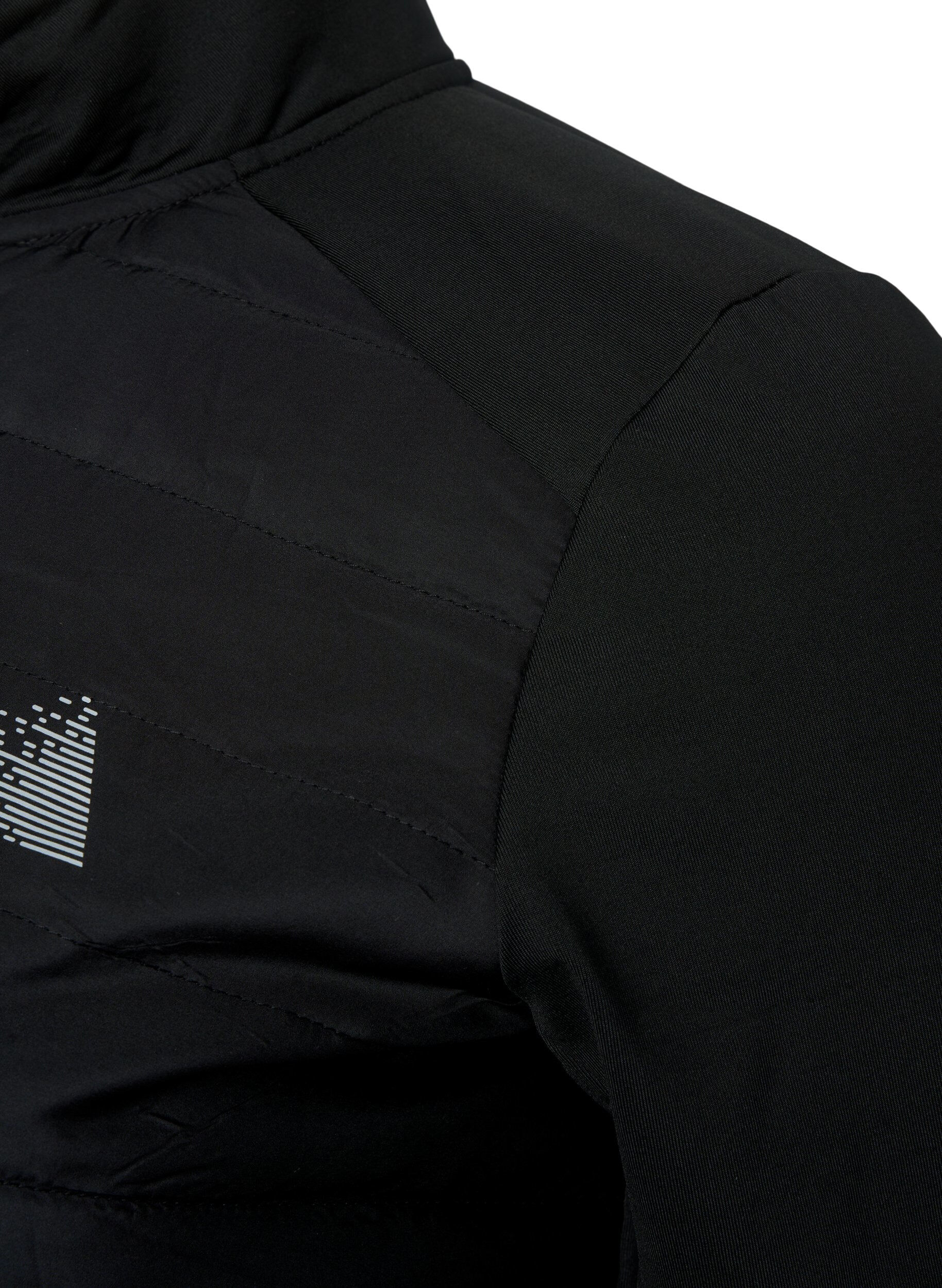 ZizziSport-Cardigan mit Steppung und Rei&szlig;verschluss, Black, Packshot image number 3