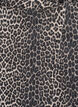 Kurzer Jeansrock mit Leo-Print und A-Linie, Braun, Packshot image number 2