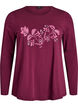 Nachtshirt aus Baumwolle mit Print auf der Vorderseite, Rot, Packshot image number 0