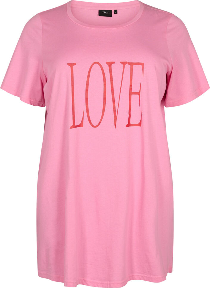 Oversize T-Shirt mit Druck, Rosebloom W. Love, Packshot image number 0