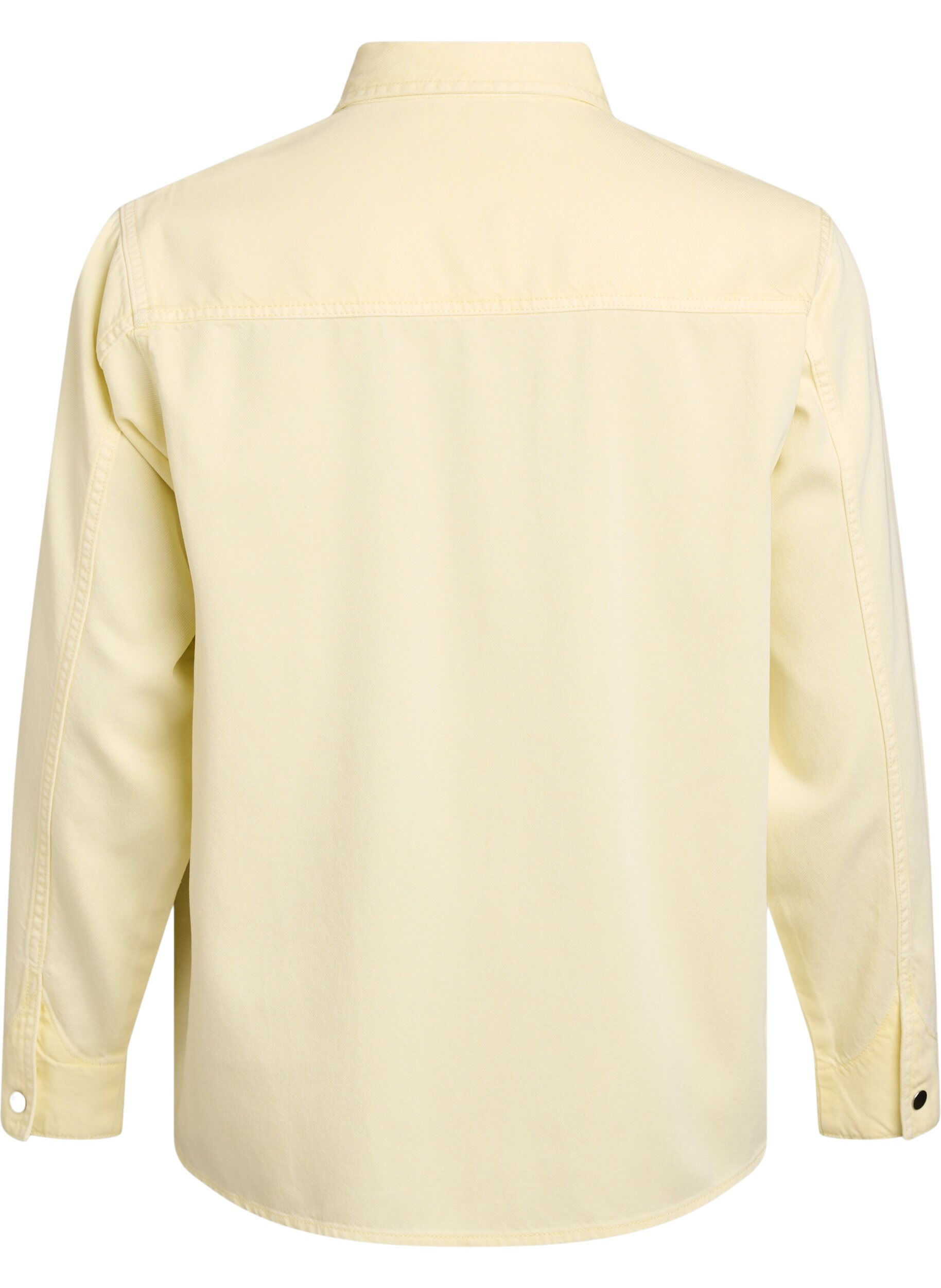 ZizziJeanshemd mit Brusttaschen, Gelb, Packshot image number 1