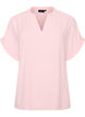Lockere Bluse mit kurzen &Auml;rmeln, Rot, Packshot image number 0