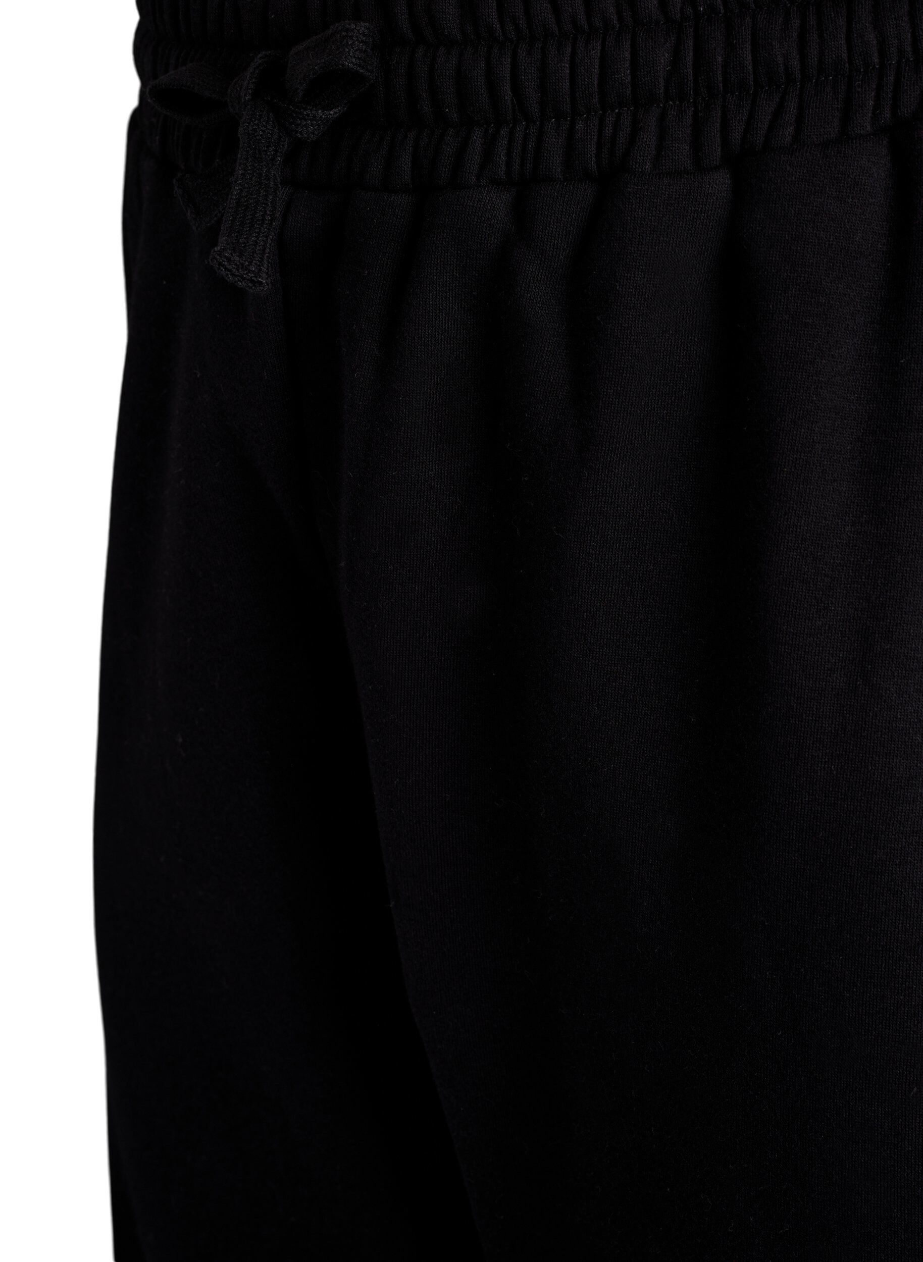 ZizziCargohose aus weichem Sweat-Material, Schwarz, Packshot image number 2