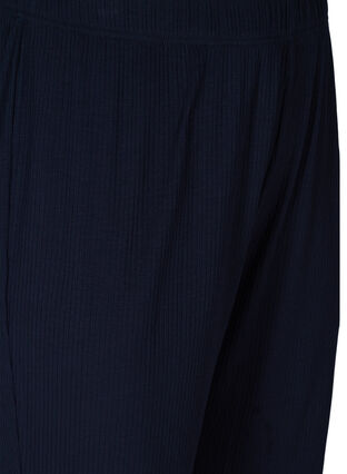 Lockere Hose aus Rippqualität, Navy Blazer, Packshot image number 2