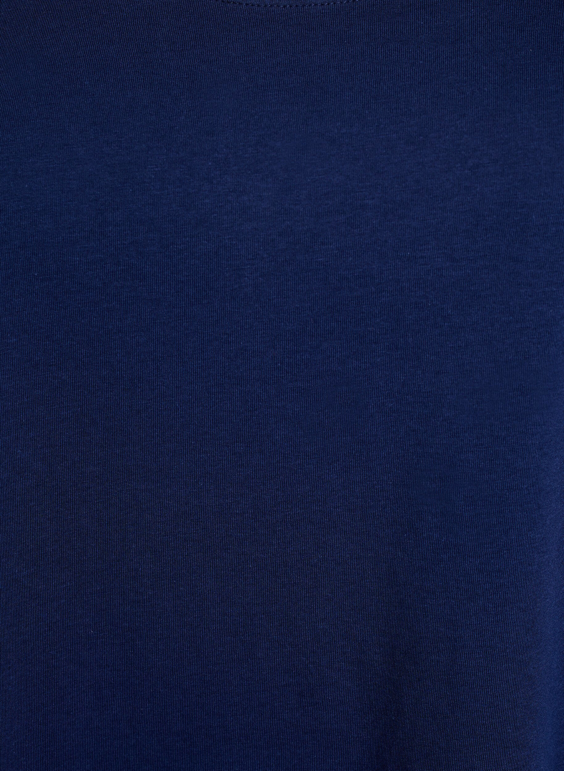 Zizzi&Auml;rmelloses Kleid in A-Linie, Blau, Packshot image number 2