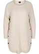 Melange-Strickkleid mit Knöpfen, Pumice Stone Mel., Packshot image number 0