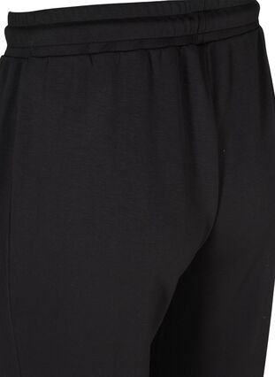 Weite Sweatpants mit Kordelzug an der Taille, Black, Packshot image number 3