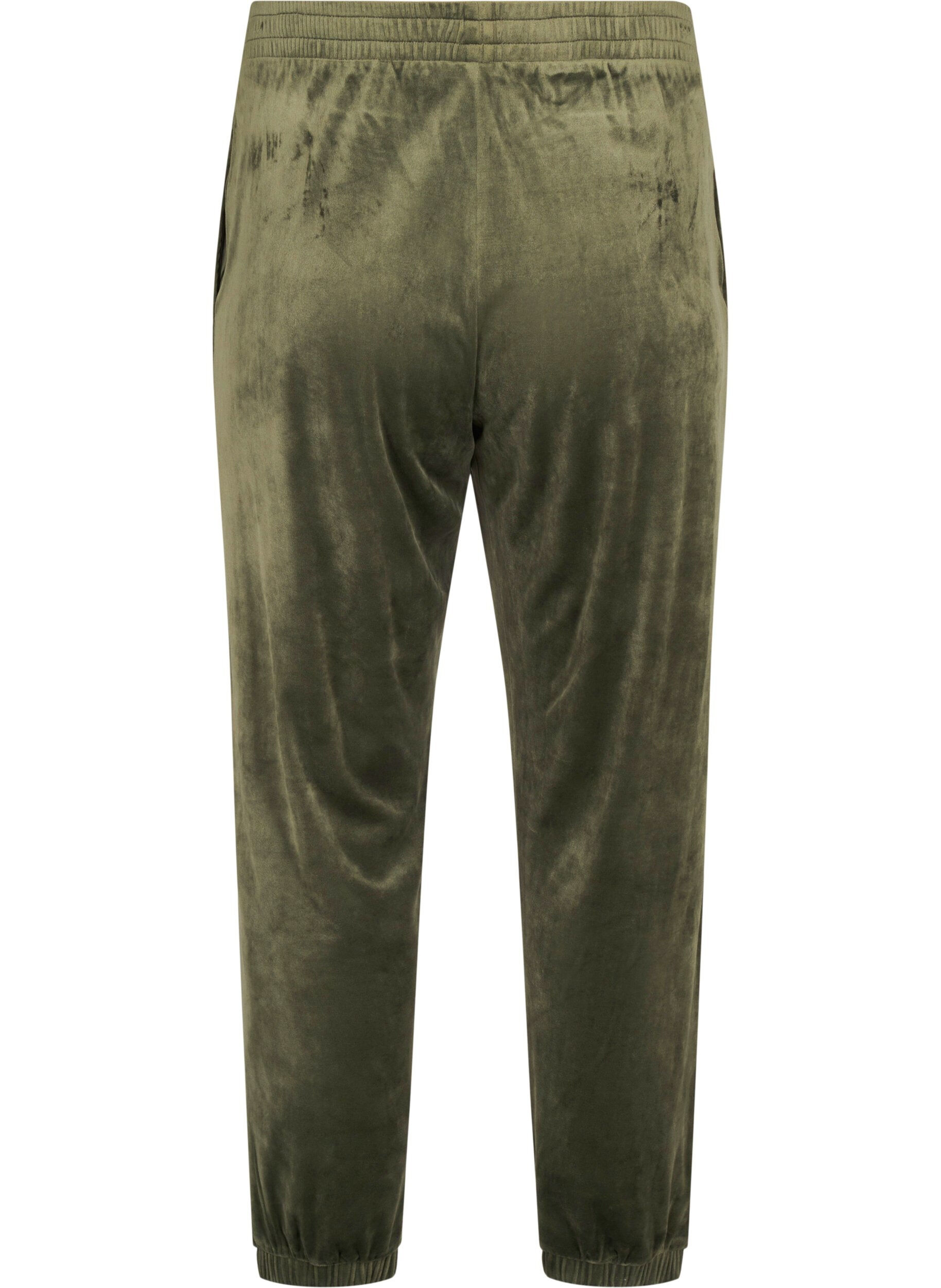 ZizziLockere Samt-Hose, Gr&uuml;n, Packshot image number 1