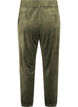 Lockere Samt-Hose, Gr&uuml;n, Packshot image number 1