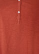 Langarmshirt mit V-Ausschnitt und Kn&ouml;pfen, Braun, Packshot image number 2