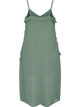 Kleid aus Chiffon mit asymmetrischen R&uuml;schen, Gr&uuml;n, Packshot image number 1