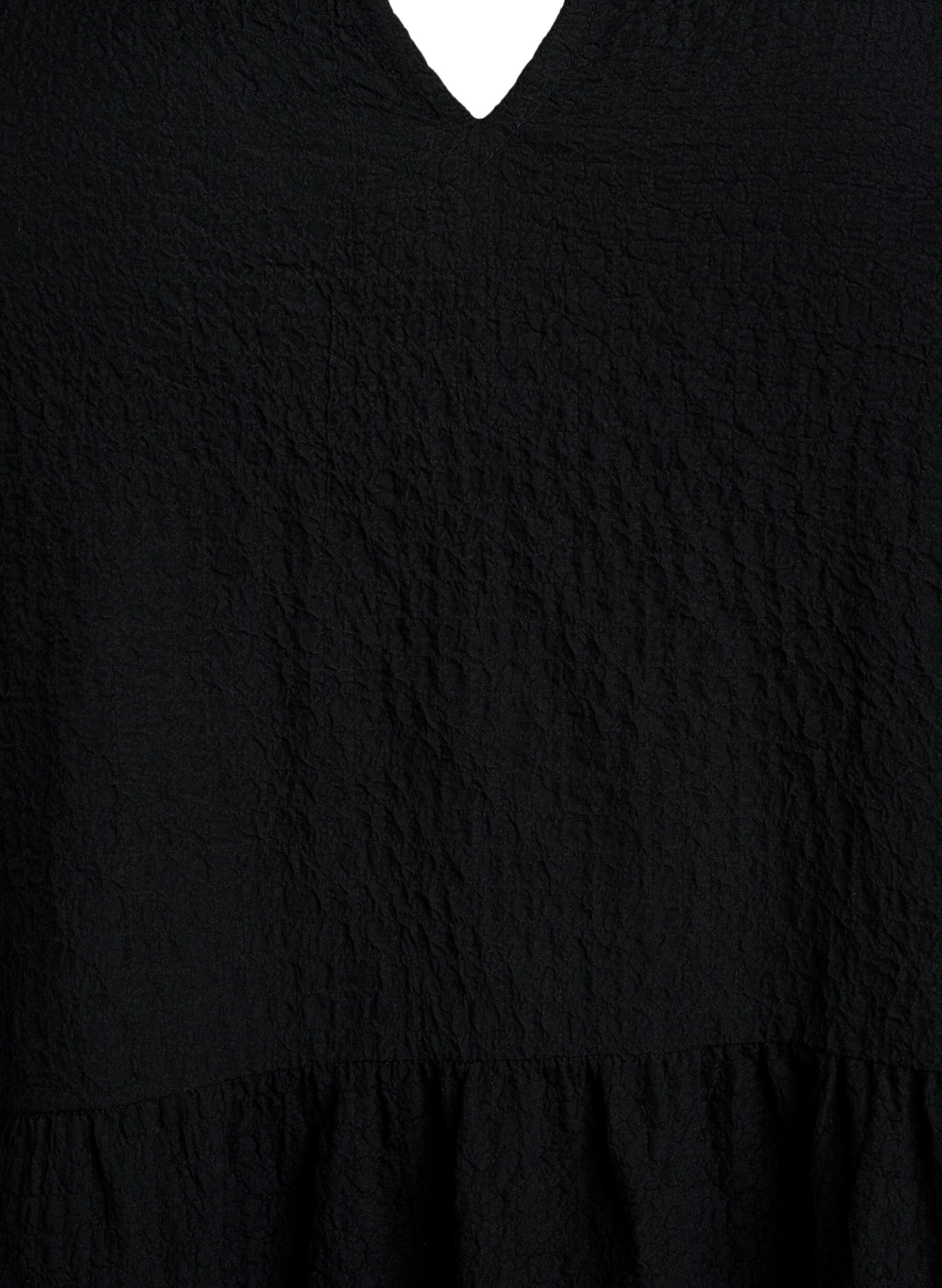 ZizziKurzes A-Linien-Kleid, Schwarz, Packshot image number 2